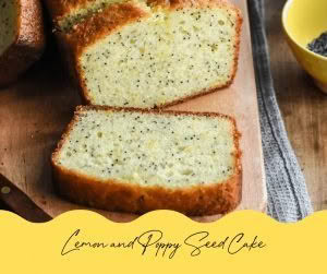 Vineyard Cottages Lemon and Poppy Seed Cake